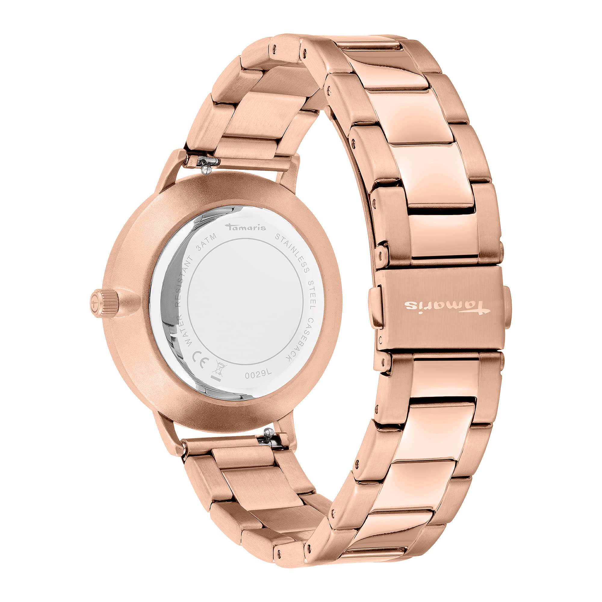 Tamaris Reloj analógico de Cuarzo para Mujer con Correa de Acero Inoxidable TT-0029-MQ