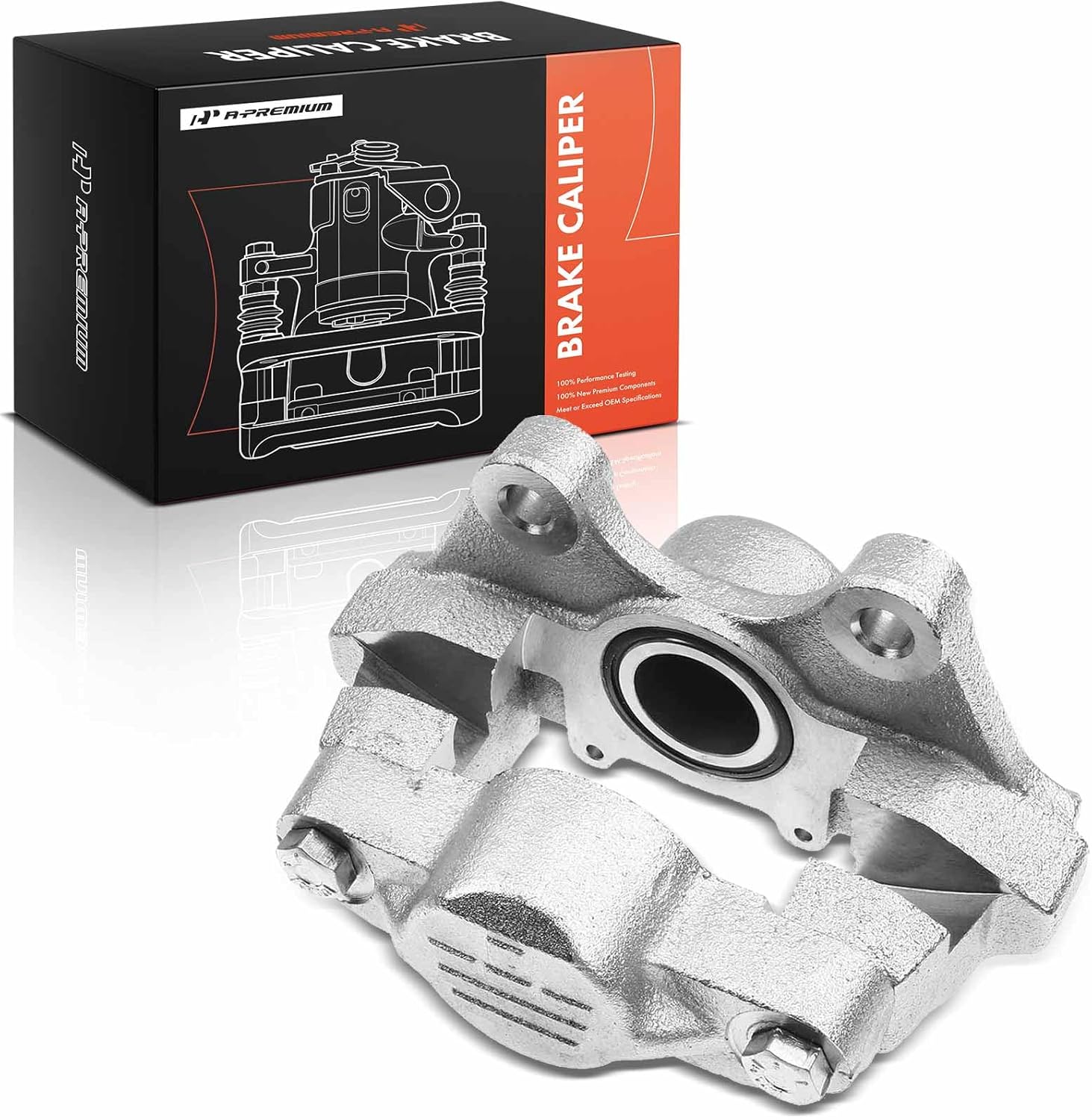 A-Premium Disc Brake Caliper Assembly Compatible with Select Land Rover Models - Discovery 1989-1998, Range Rover 1985-1994 - Rear Right Passenger Side