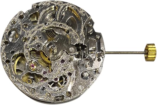 3-Hand Automatic Movement Hollow Skeleton Movement for Miyota 8205 Watch Movement, 26MM Outer Diameter High Accuracy Mechanism Accessories