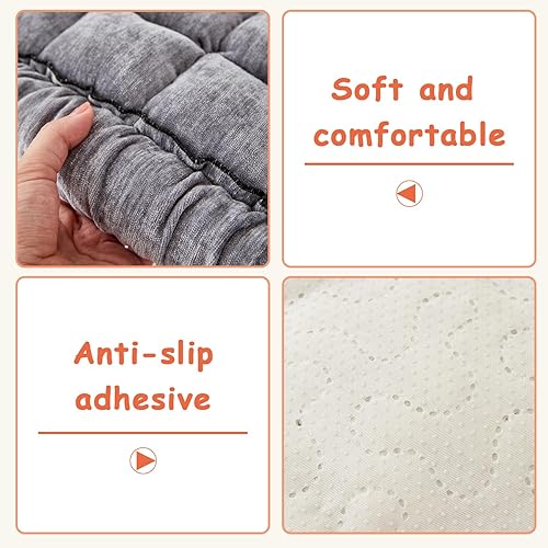 Miniatura 3 de Funda protectora para sofá para perros, fundas pesadas para sofá para mascotas, fundas de sofá lavables y antideslizantes para cama de mascotas