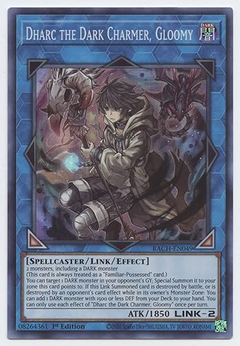 Dharc The Dark Charmer, Gloomy - BACH-EN049 - Super Rare - 1 edición