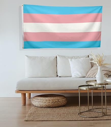 Miniatura 3 de Transgender Pride Flag 3x5ft - Staont Flag Vivid Color and Fade Proof - Canvas Header and Double Stitched