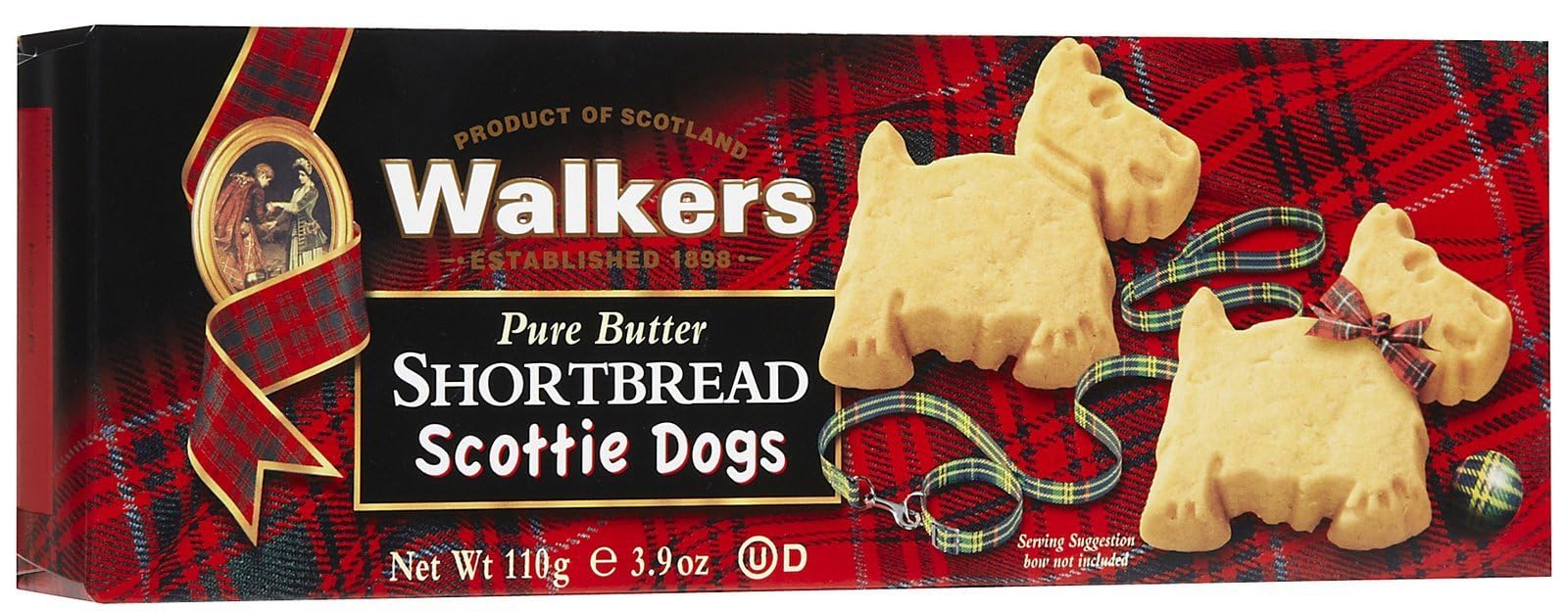 Walkers Scottie Dog Shortbread - 3.9 oz - 12 pk