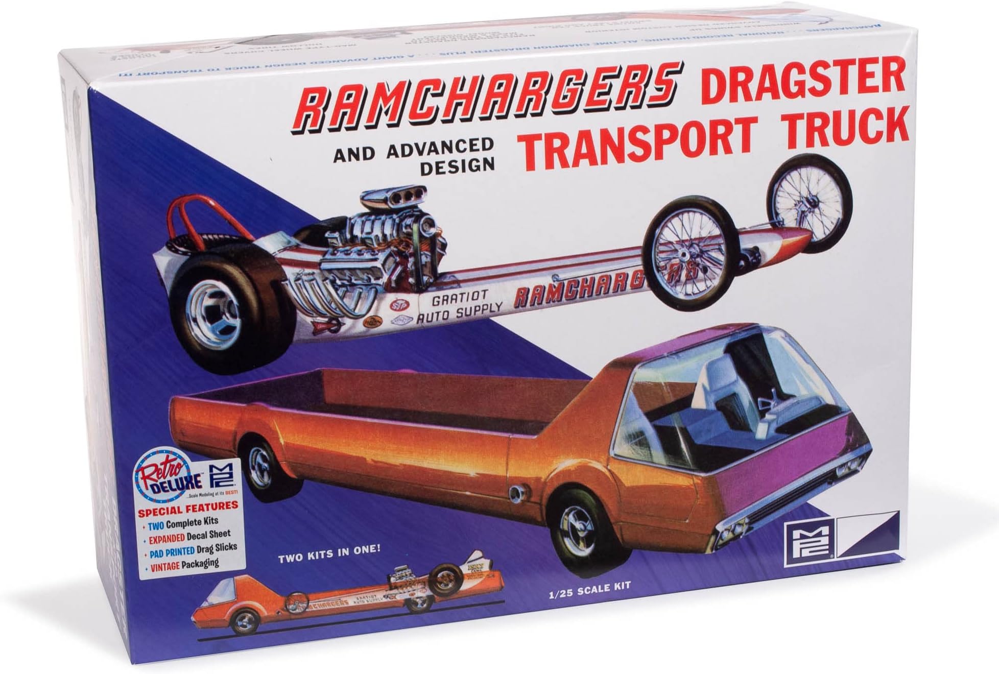 Amazon.com: AMT Tommy Ivo Streamliner Dragster 1:25 Scale Model Kit ...