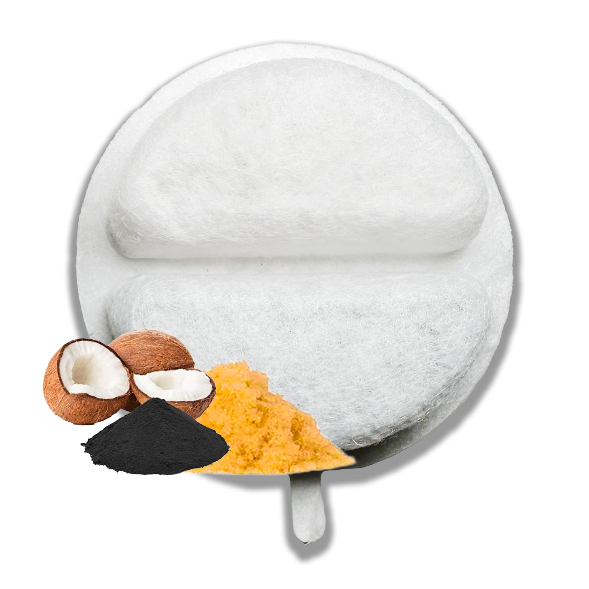 NISPIRA Triple Filtration Charcoal Water Filter for 84oz/2.5L Nugget Dog & Cat Water Fountain Dispenser 36 Pack