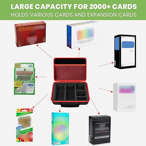 Vista 16 de ALKOO Más de 2000 fundas para juegos de cartas compatibles con cartas contra la humanidad/para Magic The Gathering, tarjetas de juego y expansiones