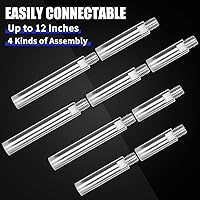 Vista 3 de 12 piezas de kit de accesorios para amoladora angular con tuercas de brida, varilla de conexión de eje extendido para amoladora angular con rosca