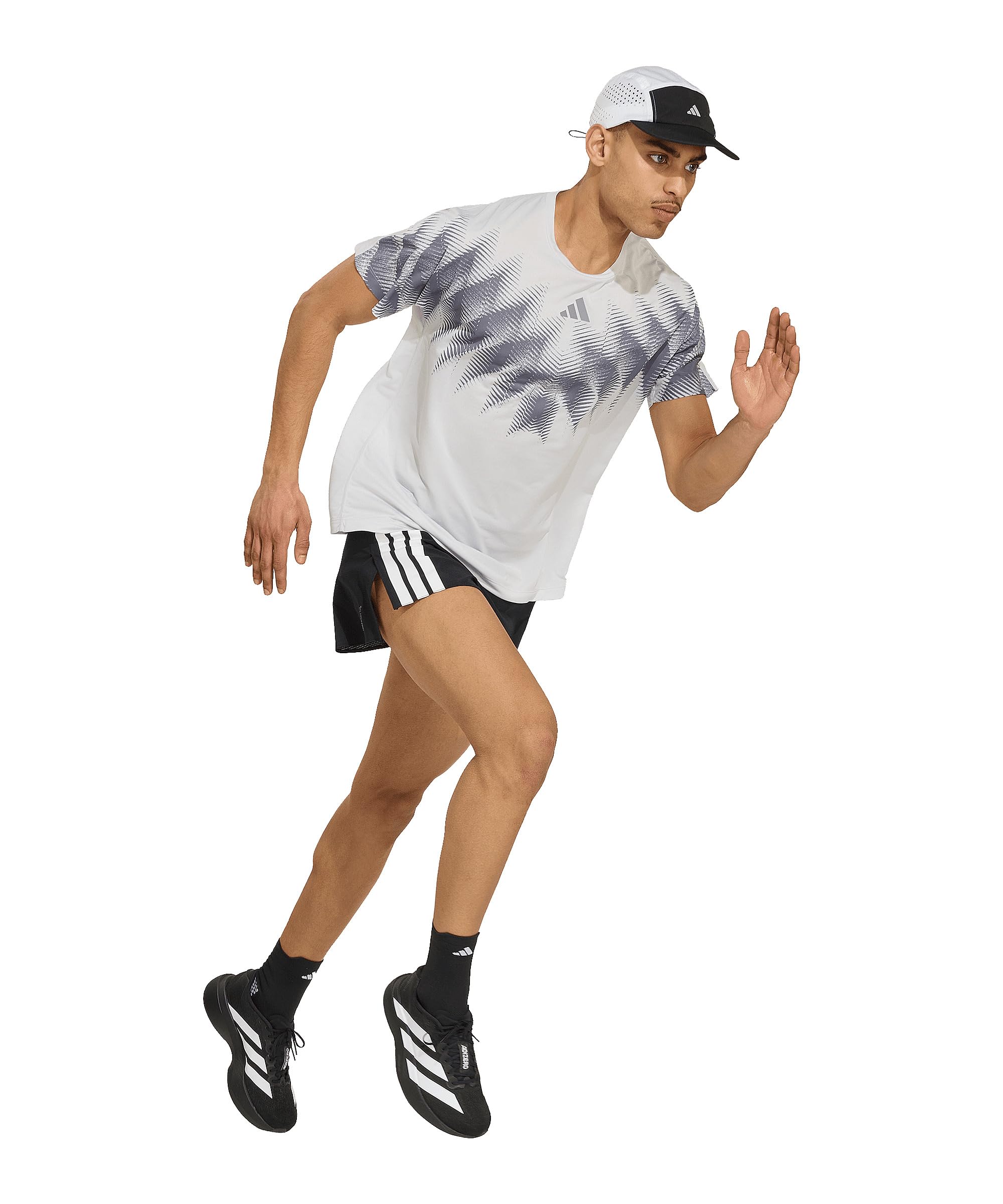 adidas Adizero koszulka z krótkim rękawem, unisex, treningowa