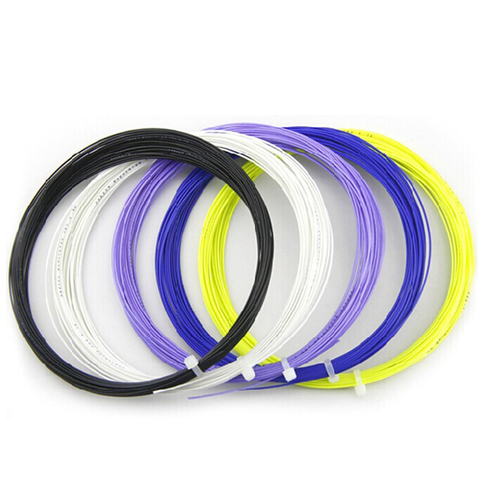 Carrete De Cuerda Para Bádminton | Línea De Cuerda Para Raqueta De Bádminton De 0.7mm,Accesorio Elástico de Reparación para Entrenamiento Deportivo destinado a Profesionales Principiantes Entusiastas