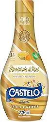 Molho para Salada Mostarda e Mel Castelo Leve Vita, 236ml