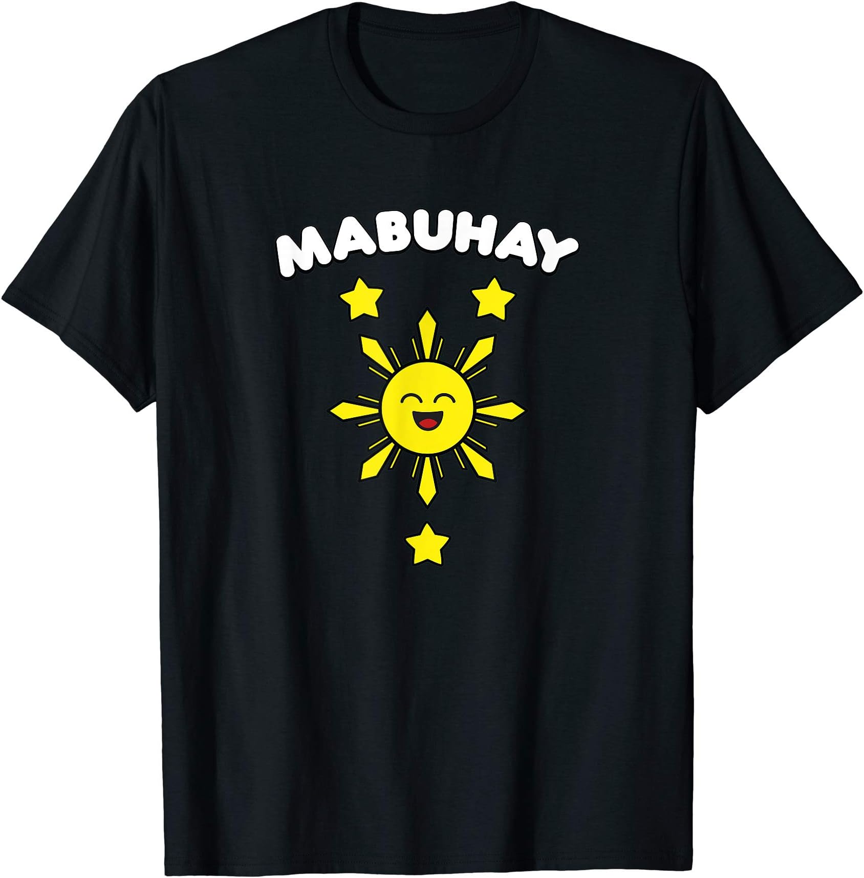 Mabuhay Philippines Shirt Filipino Gift Sun and Stars Kawaii T-Shirt