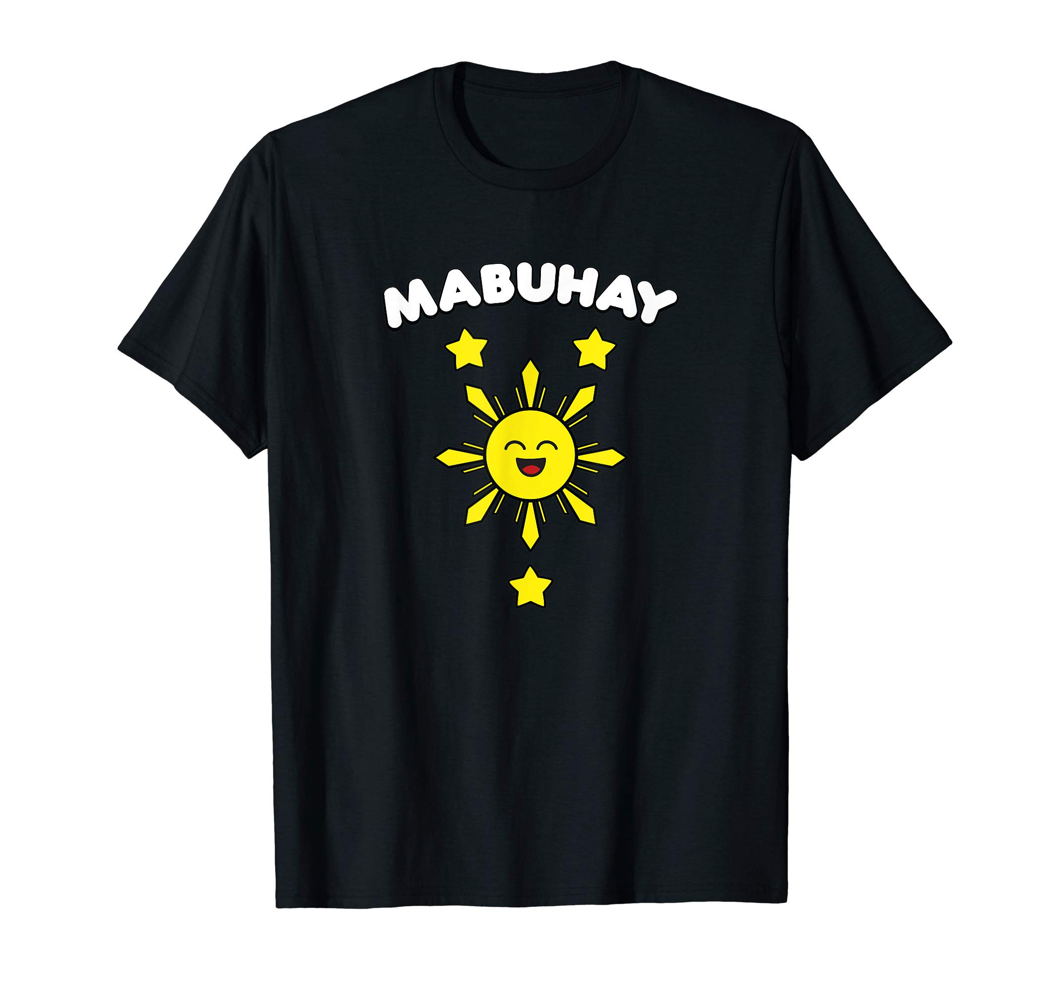 Mabuhay Philippines Shirt Filipino Gift Sun and Stars Kawaii T-Shirt