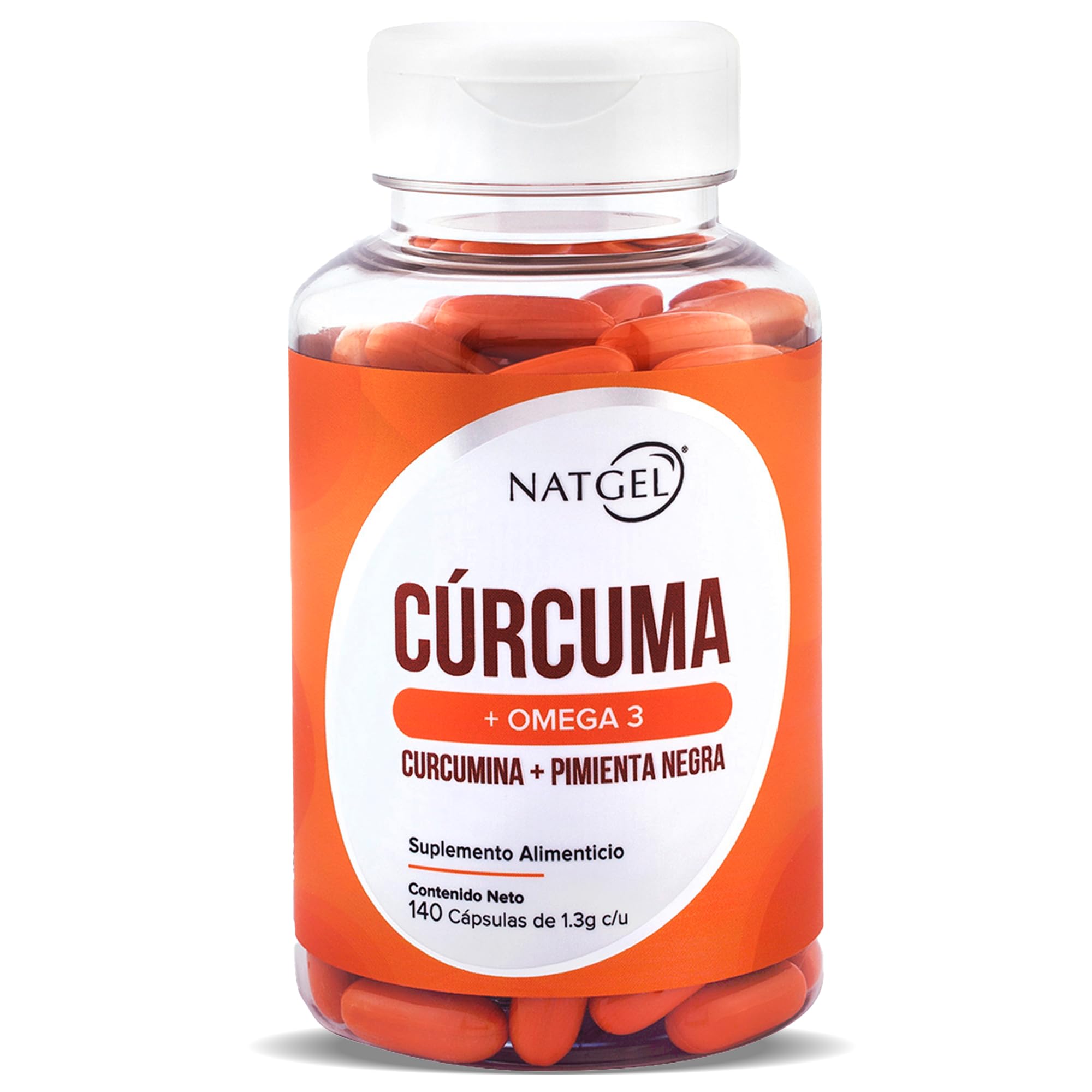 TURMERIC CURCUMIN | Curcumina con Pimienta Negra y Omega 3 | 140 ...