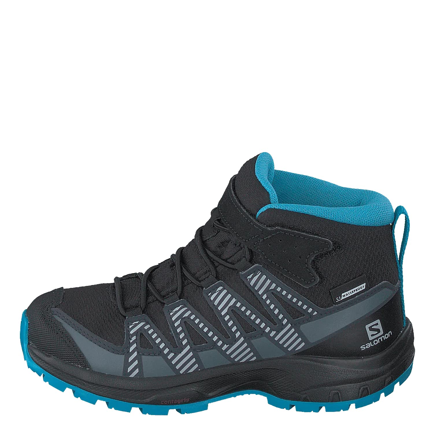 SALOMON XA Pro V8 Mid Climasalomon Waterproof, Zapatos de Trail Running Unisex niƱos