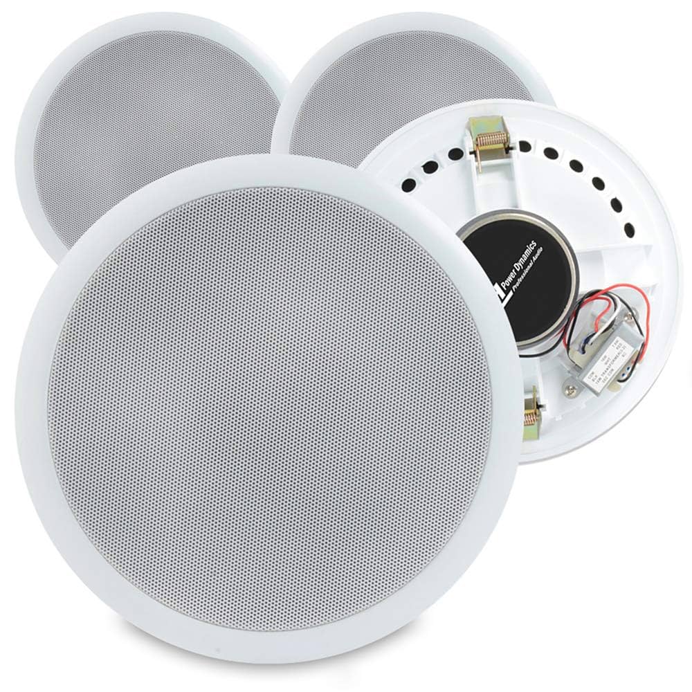 (未使用･未開封品)6IN Ceiling Speaker 8Ohm White IC5/IC6: 8 Ohms In-ceiling Speaker