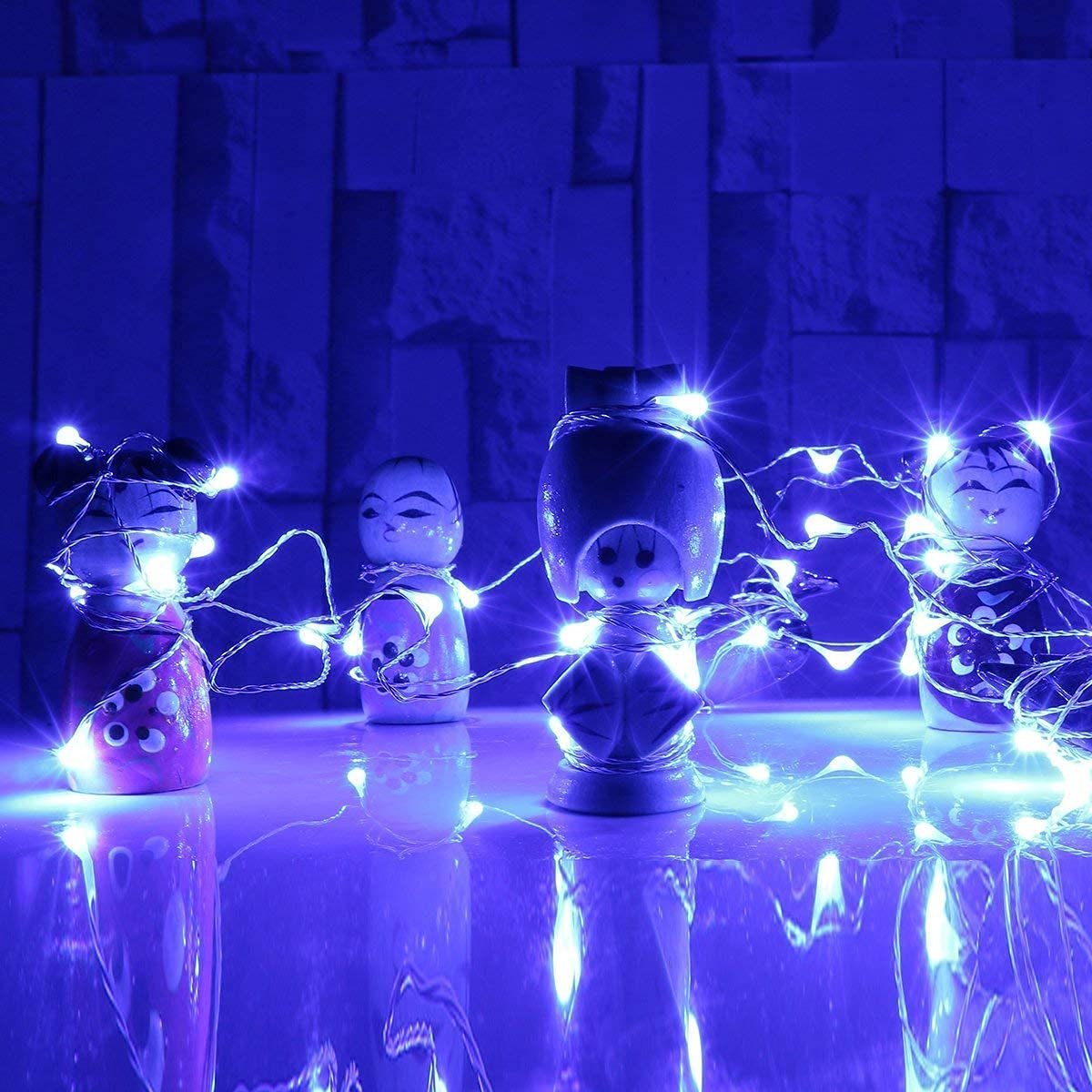 Amazon.co.jp: LEDイルミネーションライト 電池式 ワイヤー