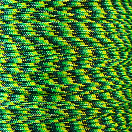 West Coast Paracord 425 Paracord (3mm) - 10, 25, 50 or 100 Foot Hanks - Made of 100% Nylon - For Tactical, Crafting, Survival, General Use