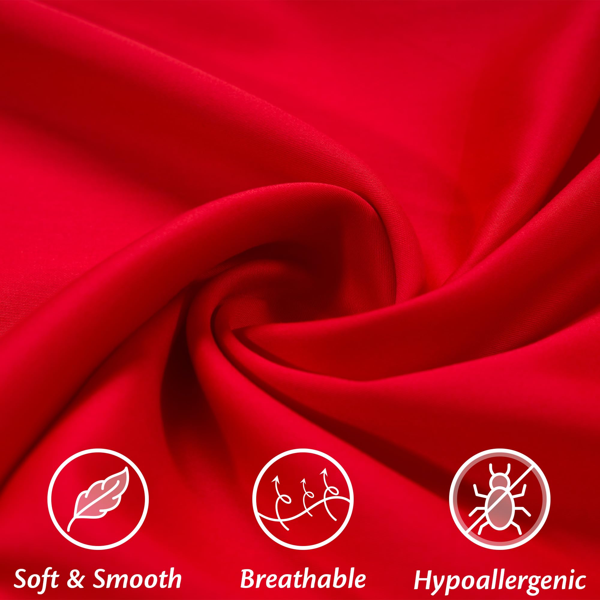 Flowen Federe Cuscini Divano 30x50 Set da 2 Copricuscini in Microfibra Fodere Lavabili e Resistenti 30 x 50 cm Tessuto 100% Poliestere Traspirante Anallergico Antiacaro Ideali per Arredo Casa