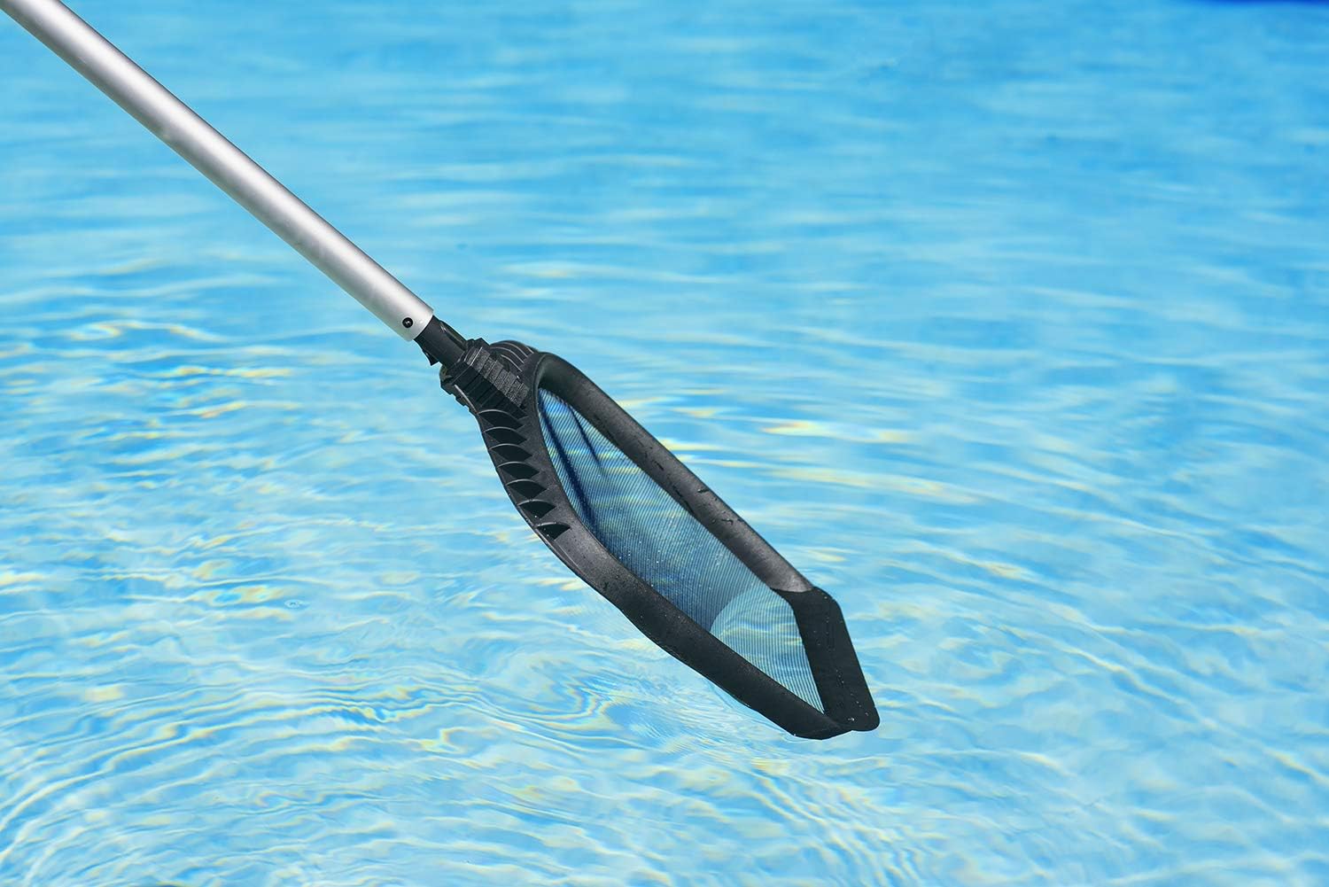 Poolmaster 21160 Swimming Pool Molded Leaf Skimmer, Premier Collection,Neutral,Medium Black