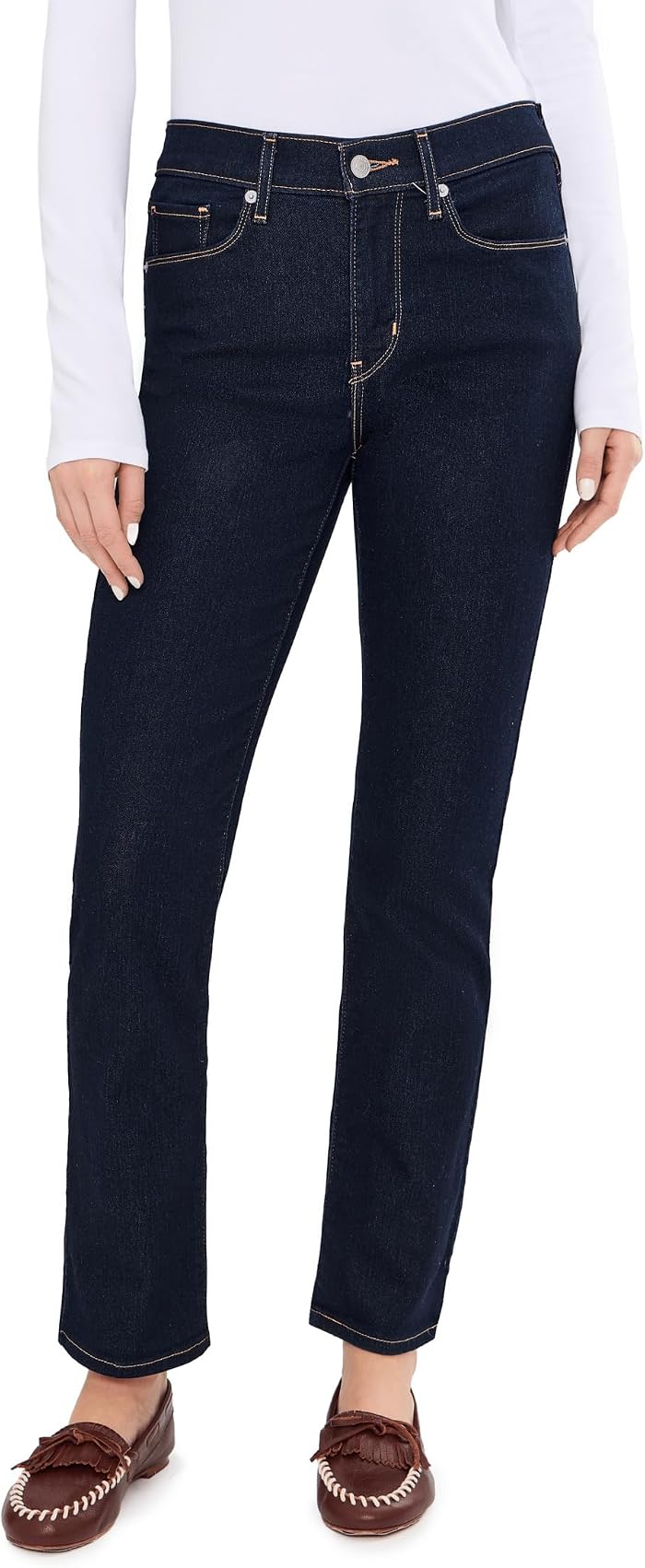 Levi's® Женские прямые джинсы Levi's Classic, цвет: Чёрный — фото 1