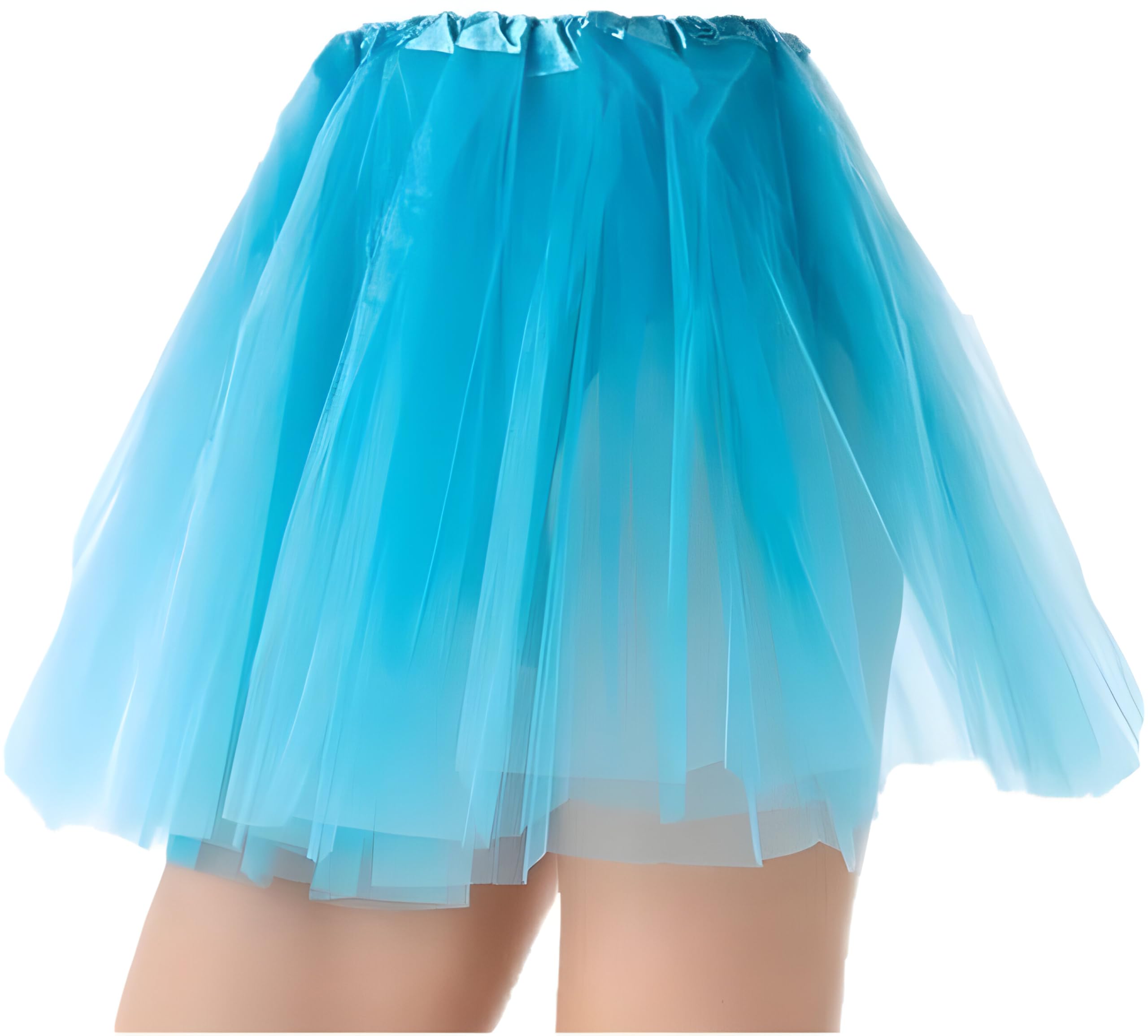 GenericLadies Tutu du Monde Adult Skirts Petticoat Ballet Fancy Dress Hen Party Costume (Polyester, Light Blue)