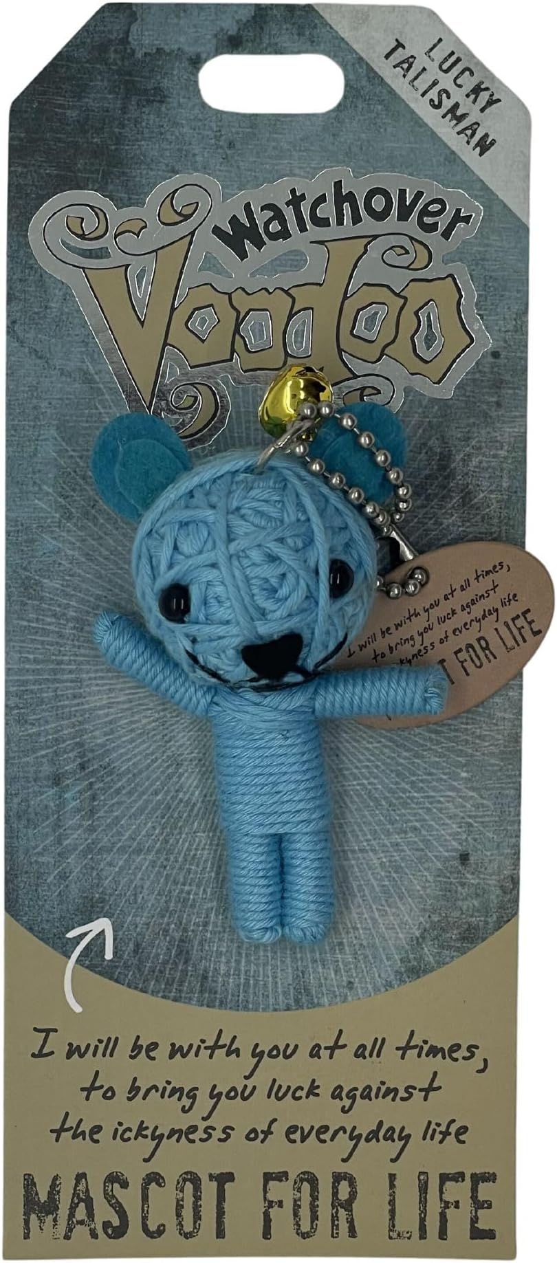 3-Inch Mascot for Life Keychain - Handcrafted Gift to Bring Good Luck and Positivity Everywhere You Go