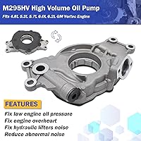 Vista 4 de Kit de bomba de aceite de alto volumen M295HV con juntas TCS45993 y perno equilibrador 12557840 para Chevy Silverado Suburban 1500 Tahoe Trailblazer