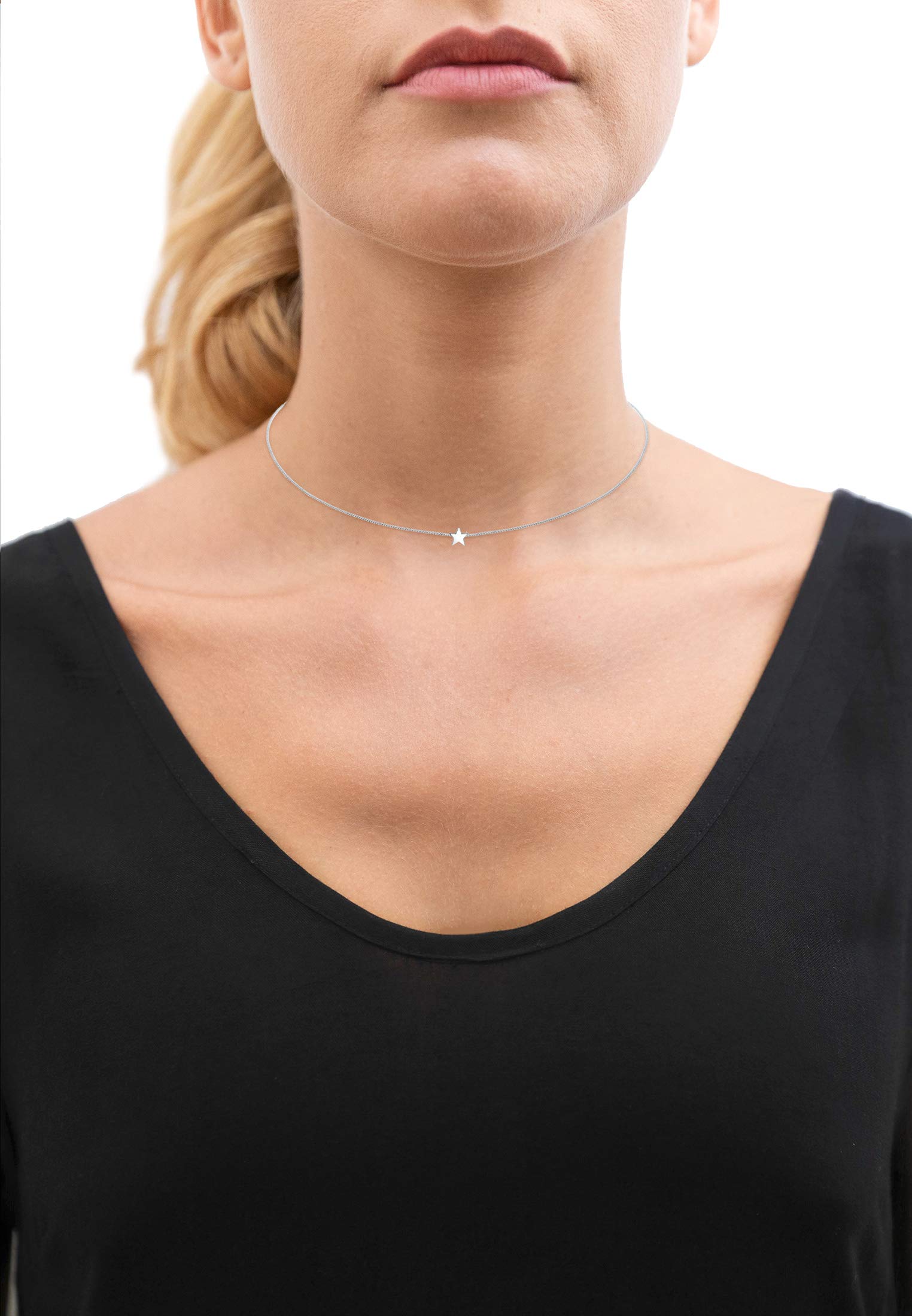 Elli Necklace Women Star Symbol Basic in 925 Sterling Silver