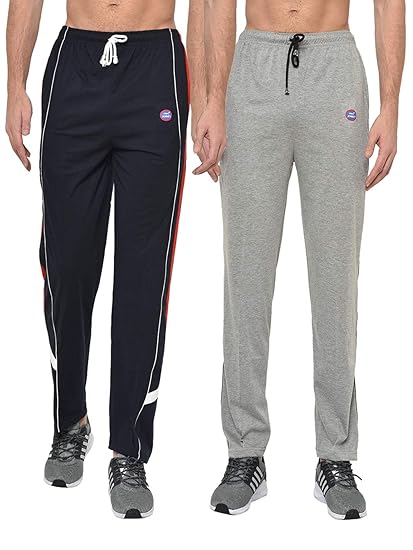 Men's Regular Fit Track pants(Pack of 2)