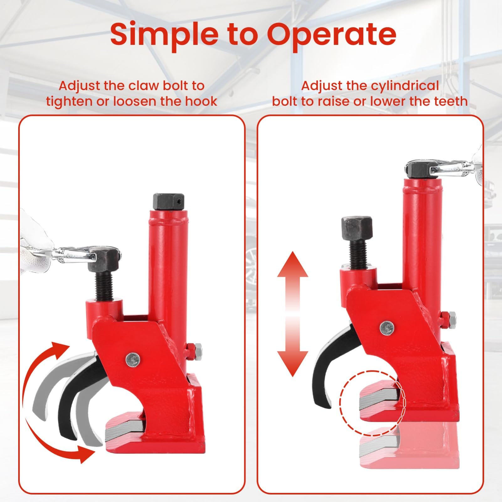 Strumento manuale per smontagomme per pneumatici, strumento portatile per ruote da 97-107 cm, strumento di riparazione pneumatici resistente con sistema di leva, per auto, camion, trattore, ATV, SUV