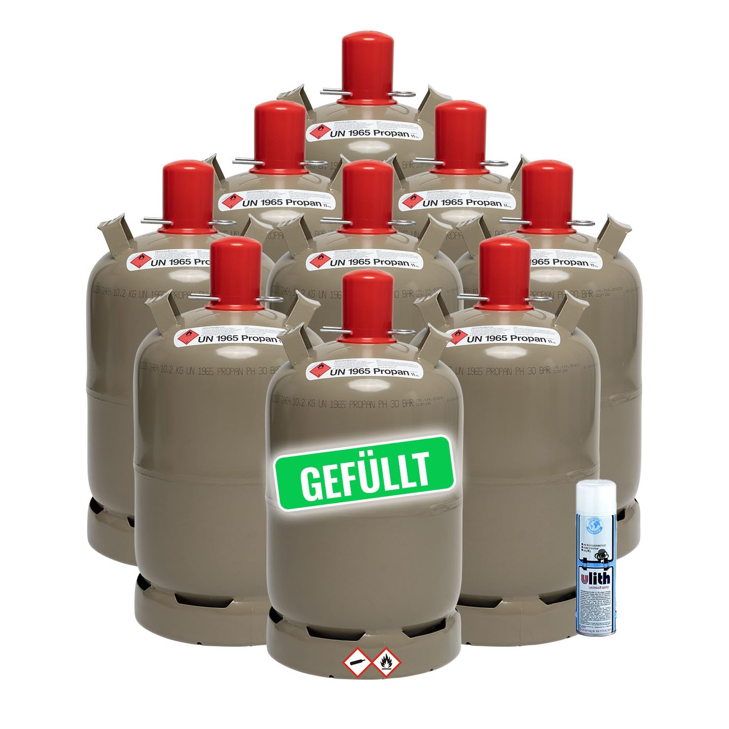 28x B-Camping Butan Gaskartusche 227g EN417 Für Kocher