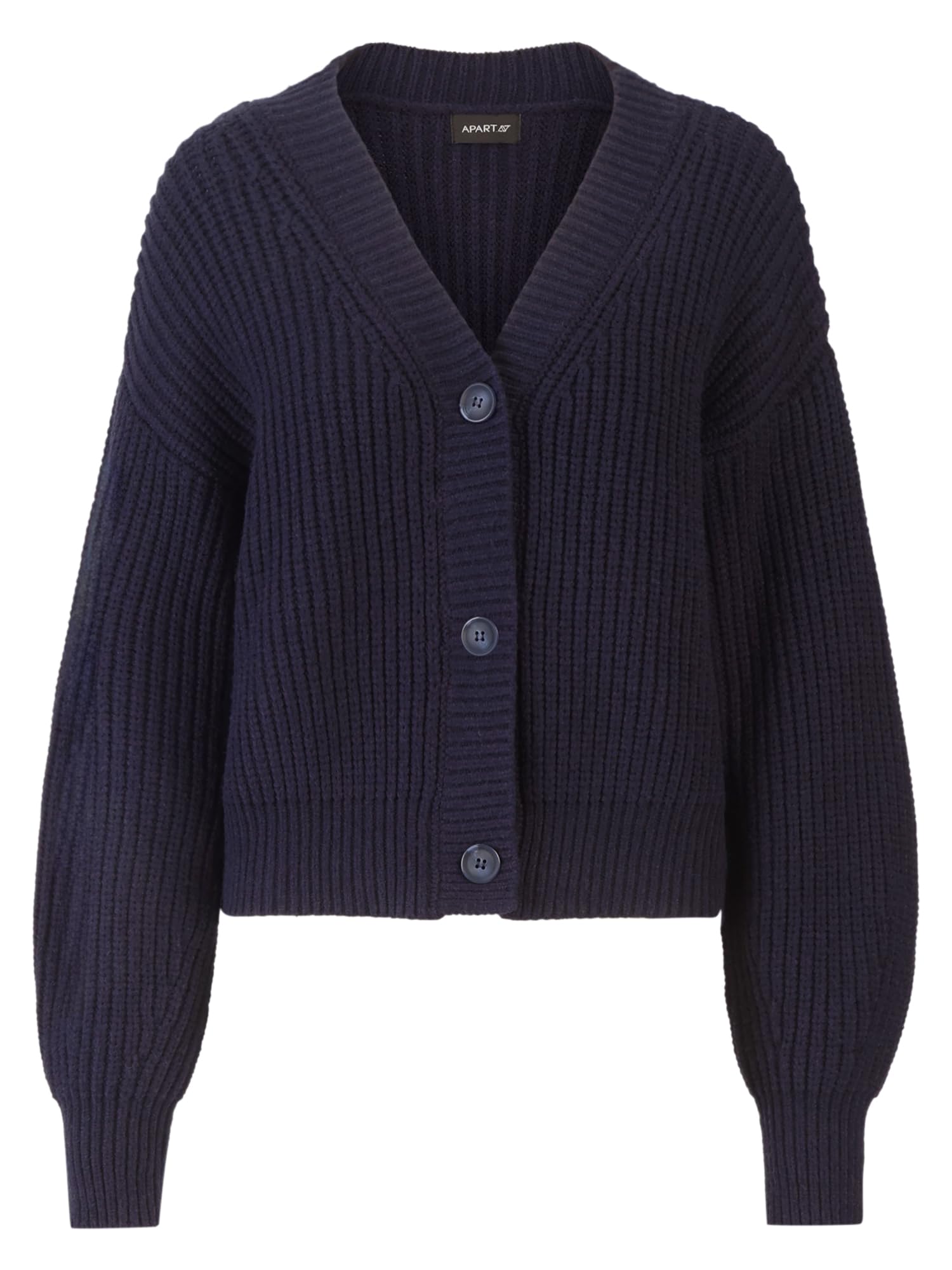 APART Oversized Strickjacke mit Knopfleiste,