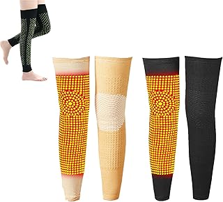 CEAeis Radiofrequency Herbal Thermal Knee Support, Mugwort Acupressure Shaping Knee Pads (2 pairs - A,M: 50-60kg)