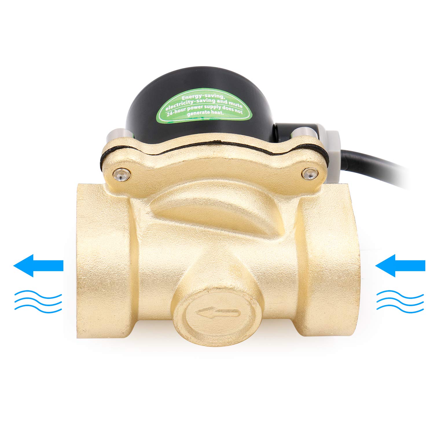 Elettrovalvola In Ottone 2W-250-25J - AC220V, PT 1'', Normalmente Chiusa Per Acqua/Aria/Gas - Foto 4