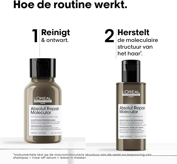L'Oreal Professionnel Paris Serie Expert Absolut Repair Molecular Mini Duo Kit, Saç Bakım Seti