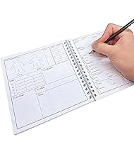 Vista 6 de Cuaderno de hoja de informe de enfermería (edición compacta) Cuaderno de bolsillo de 6 x 6 pulgadas para enfermeras con 80 hojas de informes