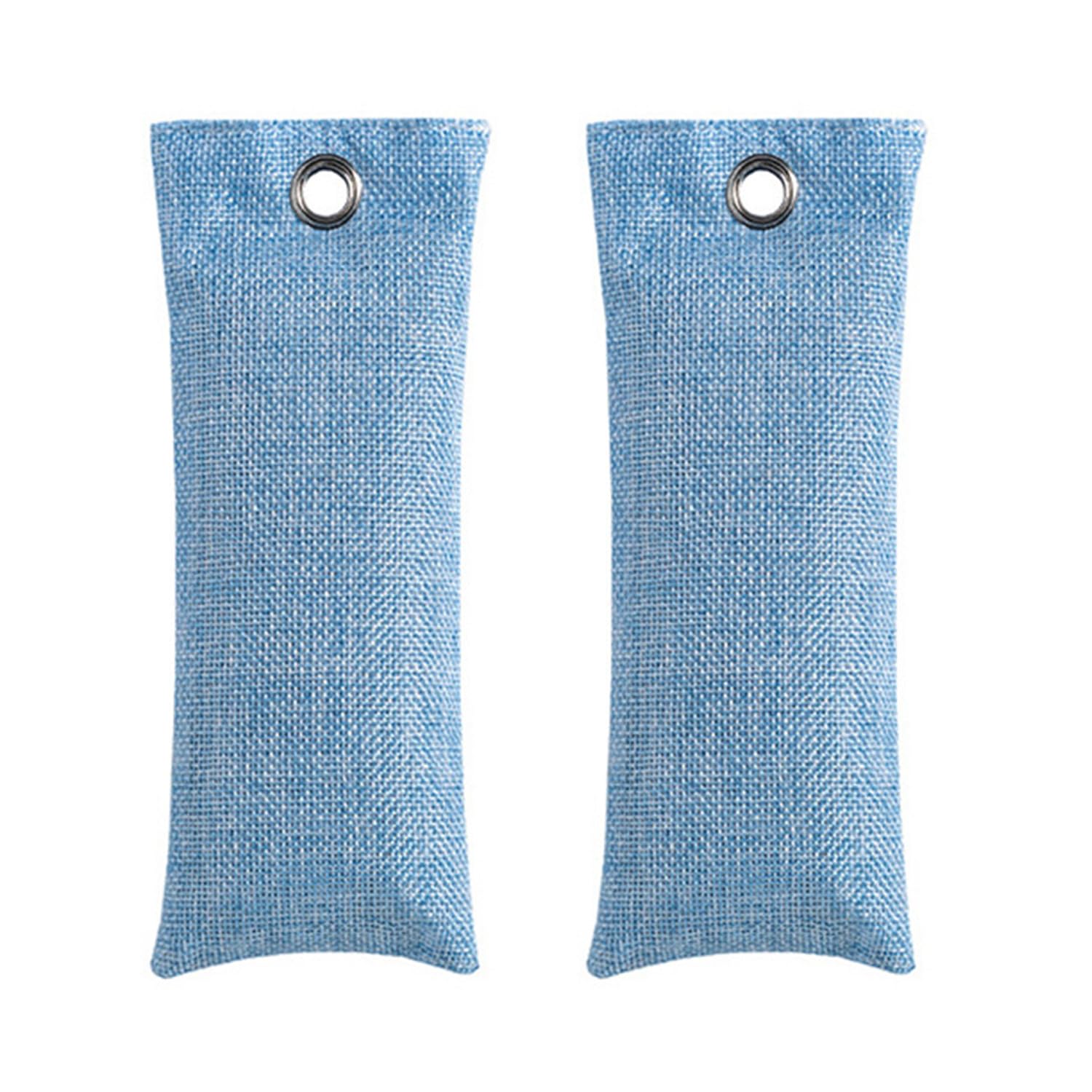 Bolsas de Carbón de Bambú 50g x 2, Desodorizadores para Zapatos y Armarios, Purificador de Aire Portátil, Diseño Elegante, Absorbente de Olores Eficaz para el Hogar