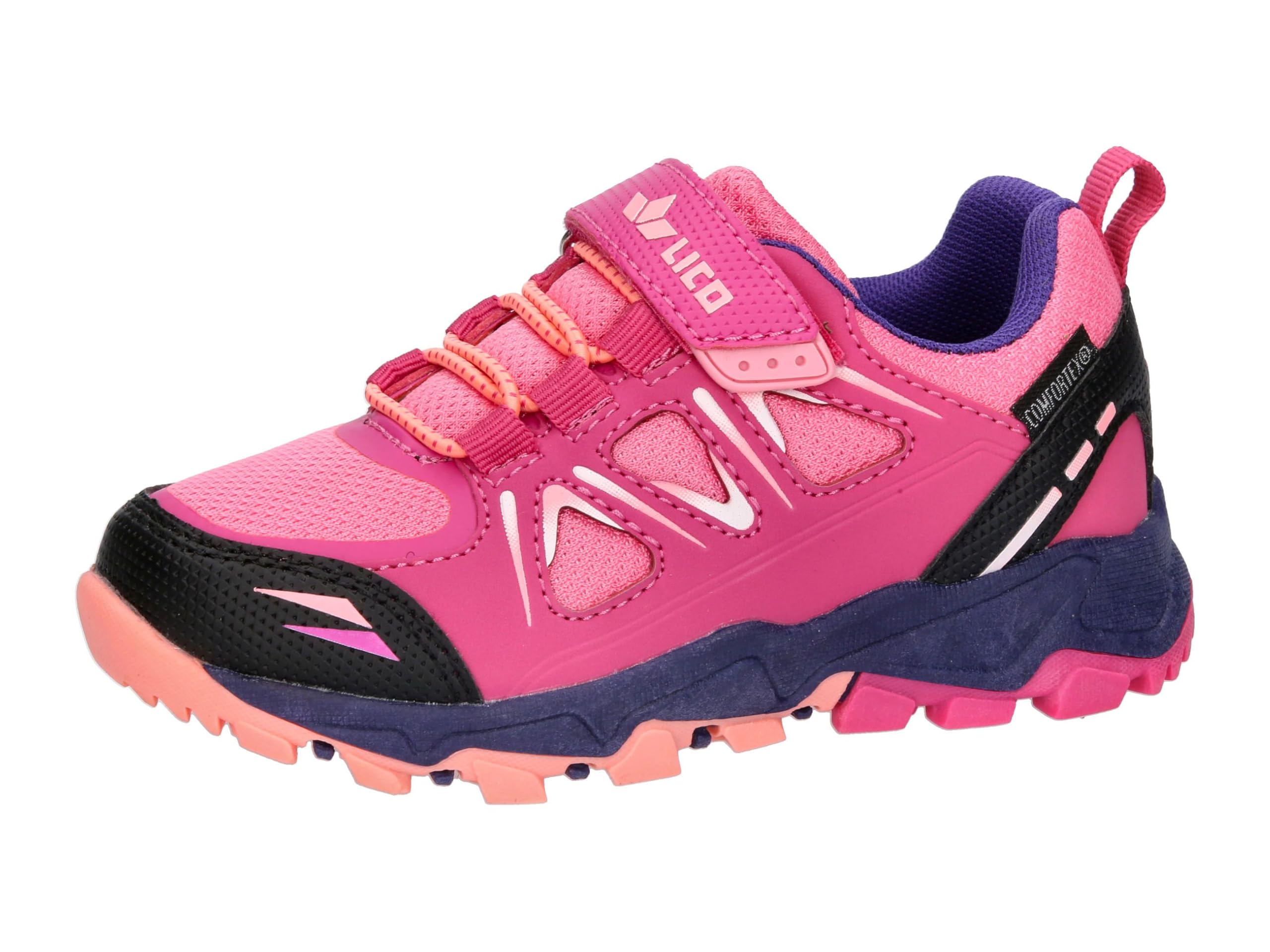 Lico Tutti Vs, Girls and Girls Trekking Shoes, Salmon Pink Purple, 37 EU