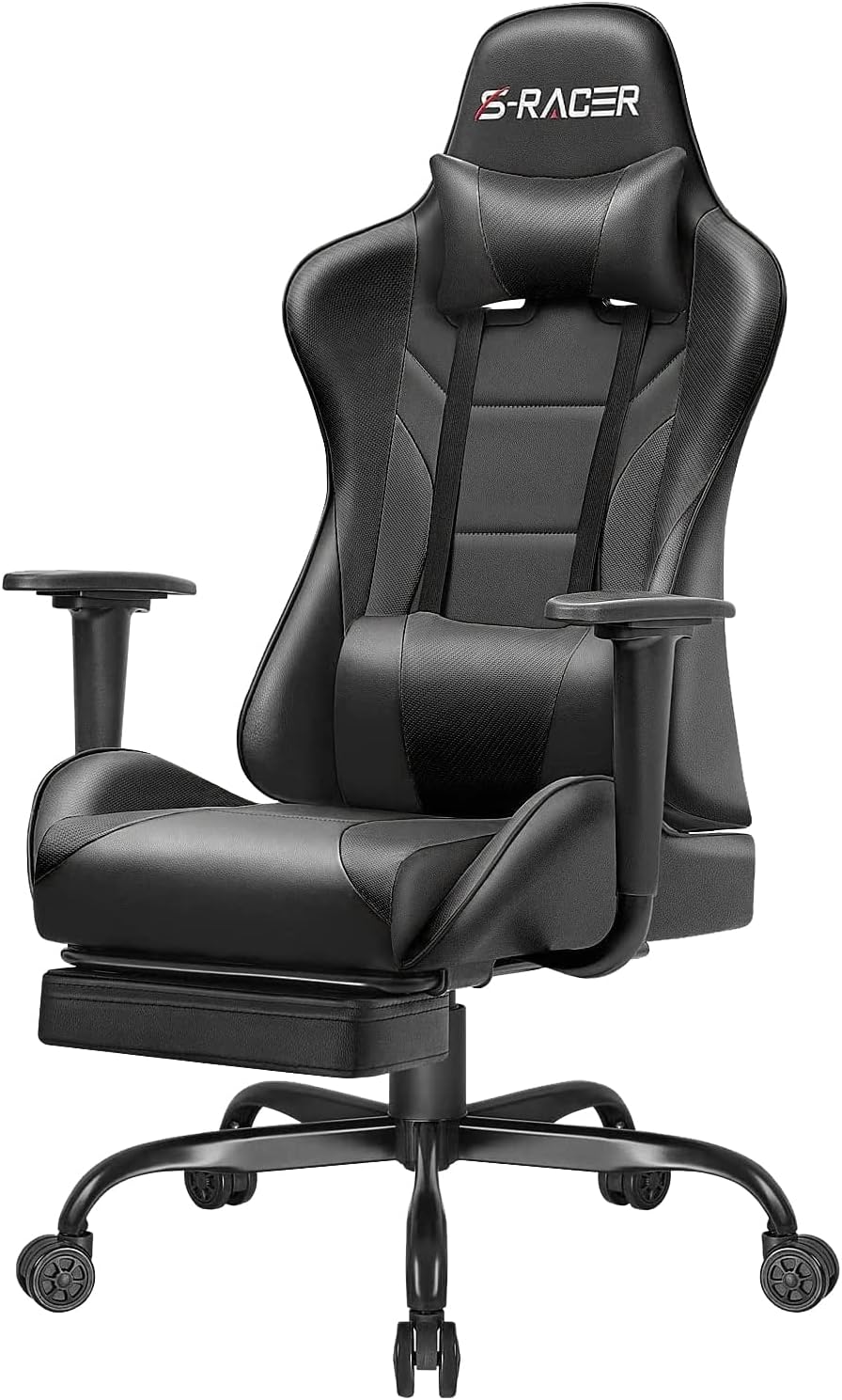 Homall Gaming Pc Chair with Footrest, Ergonomic Racing Gaming Chair for