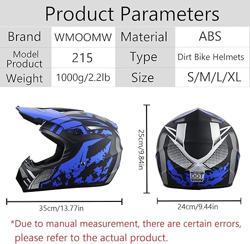 Miniatura 5 de Casco de motocicleta de motocross de cara completa para deportes al aire libre, carreras todoterreno, bicicleta de montaña, hombres y mujeres, casco