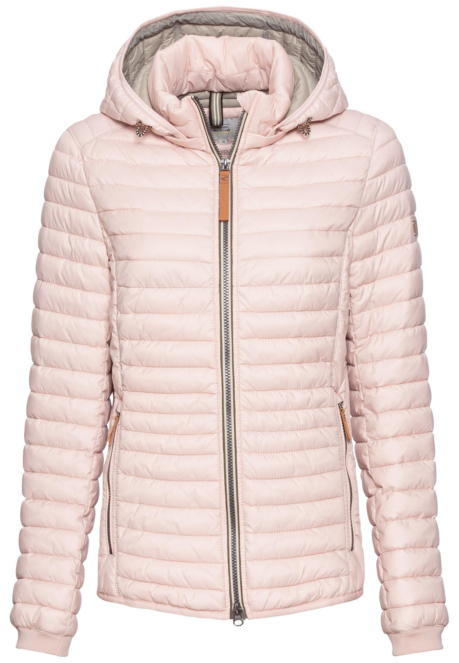 camel active Damen Leichte Steppjacke I Winddicht und wasserarbweisend Rosa