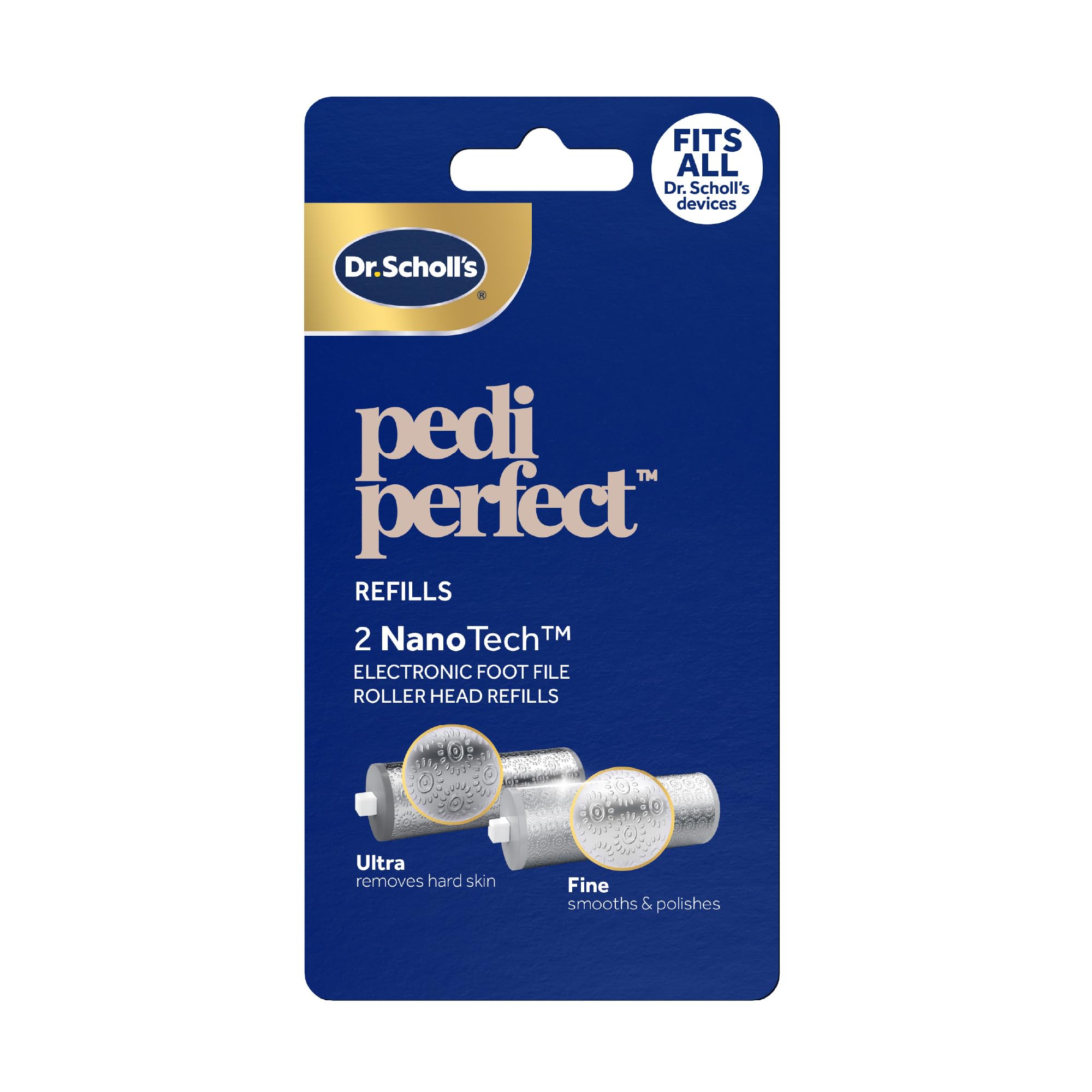 Dr. Scholl’s NanoTech Roller Replacement Heads, Pedi Perfect Pro Foot File