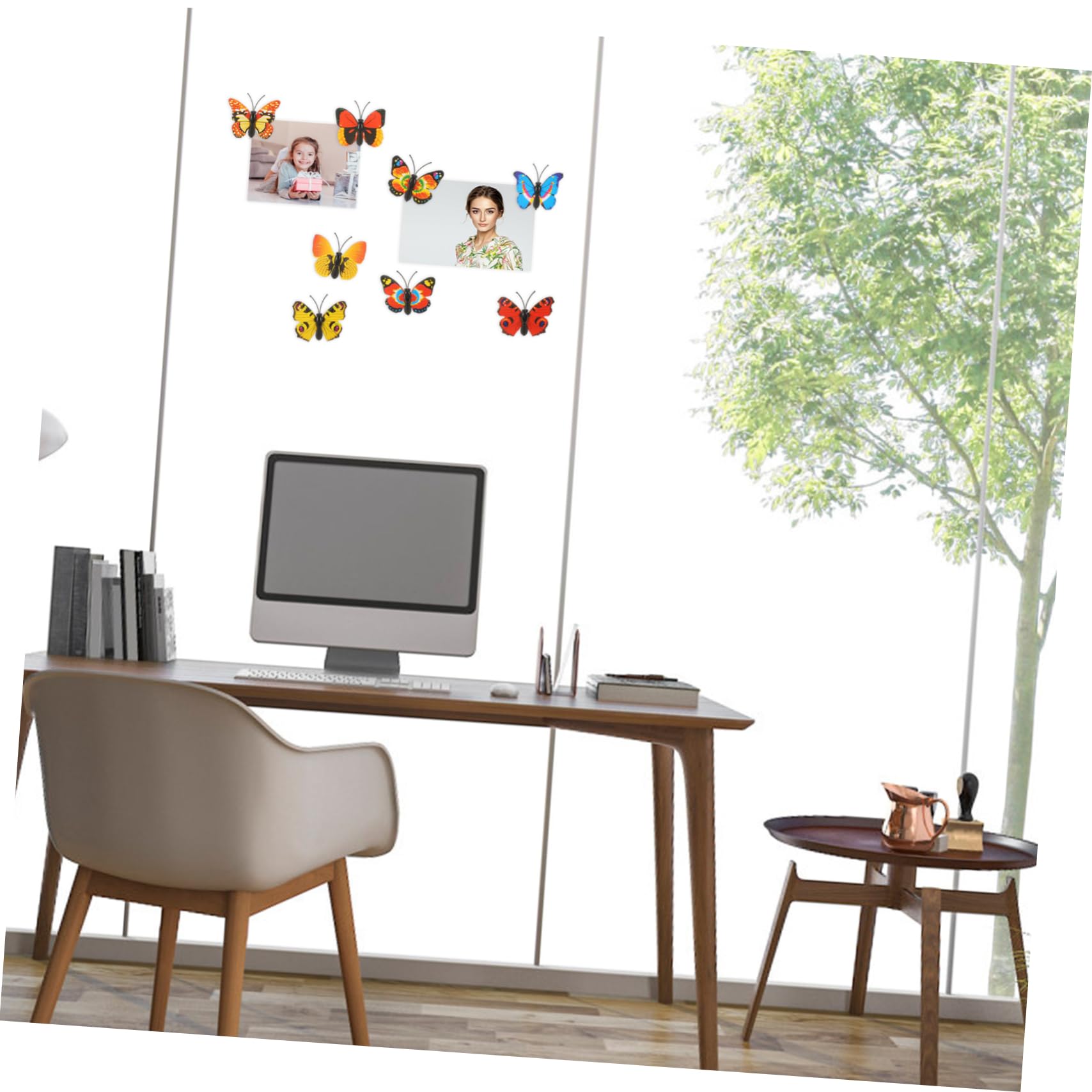 Amazon.co.jp: STOBOK 仿真蝶々型カラフルピン 写真掲示用