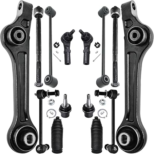 Miniatura 223 de Detroit Axle - 4WD Front End 14pc Kit de suspensión para Ford F-150 F-250 Expedition Navigator, 2 brazos de control superior 2 rótulas inferiores 2
