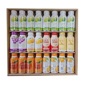 Amazon | つぶらなカボスとJA人気ドリンク24本ギフトセット