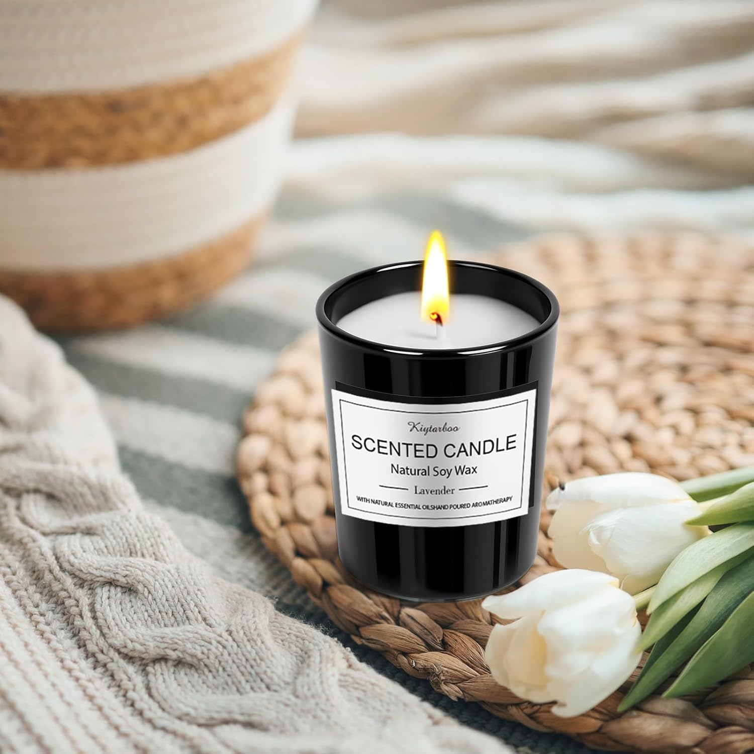 12 Pack Scented Candles Gifts Set for Women and Men, Candles for Home Scented, Natural Soy Wax 180H Long Burning, Aromatherapy Candle Bulk Gift Set for Women Christmas Birthday Thanksgiving Mother - Image 6