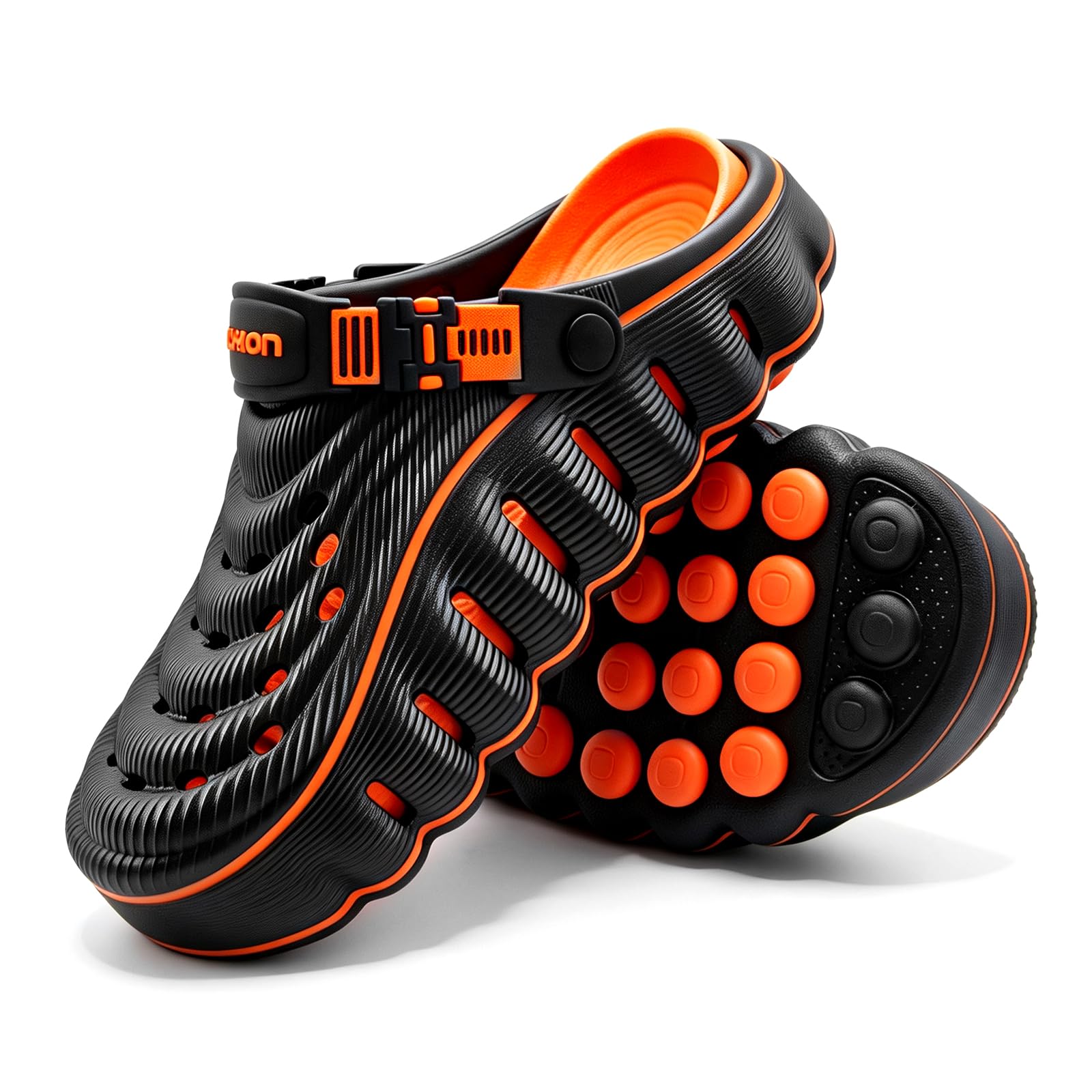 Cloud Walk - Zoccoli sportivi da uomo e donna, con cuscinetto d'aria, zoccoli sportivi leggeri in EVA con comoda soletta massaggiante, cinturino regolabile, sandali antiscivolo impermeabili