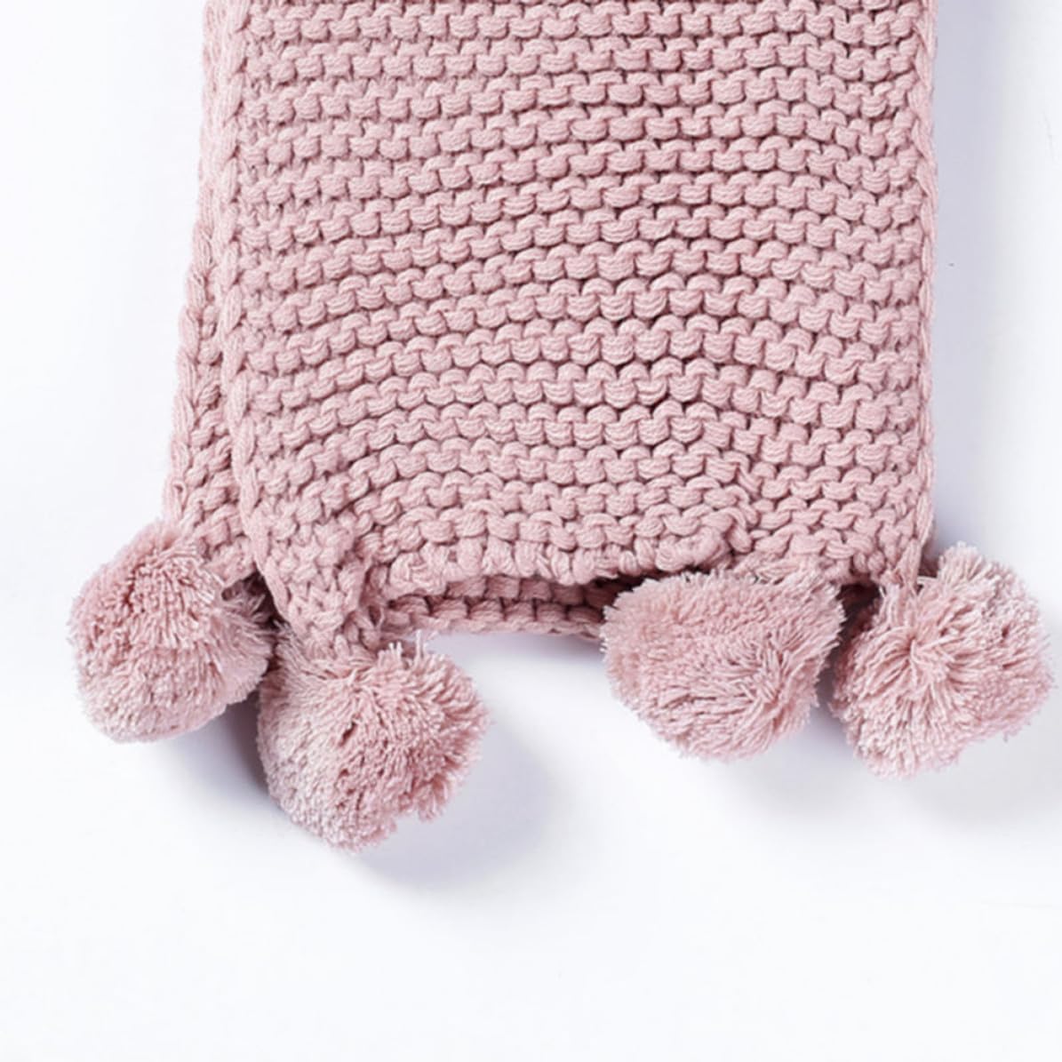 ORFOFE Warm Scarf with Fuzzy Ball for Outdoor Winter Comfort