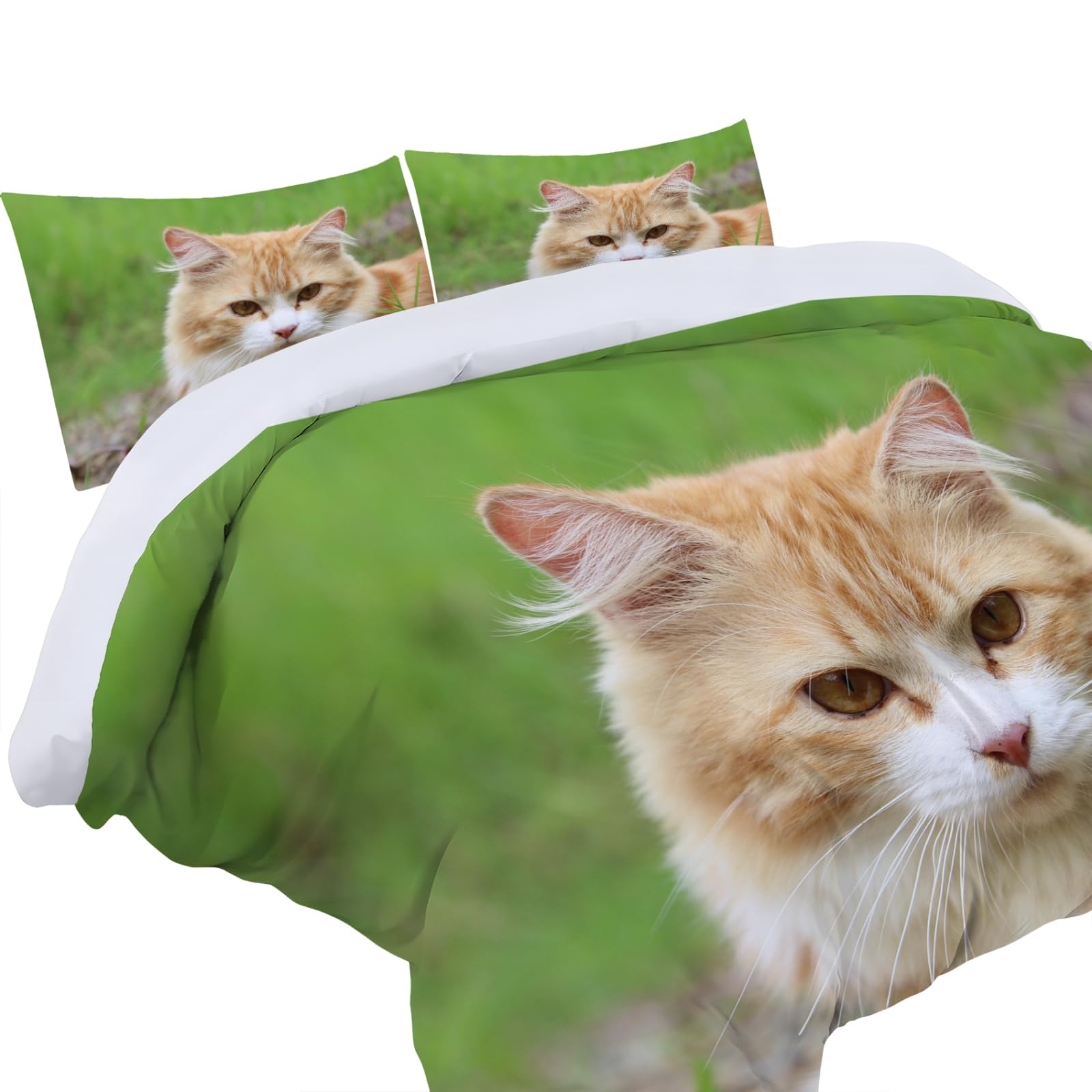 Green Weimaraner Dekbedovertrek Dubbel Puppy Beddengoed Tweepersoonsbed Set Microfiber Zacht Comfortabel met Ritssluiting Dubbele Beddengoed Set voor Aldult, Woondecoratie 2 Kussenslopen 40 cm x 75 cm