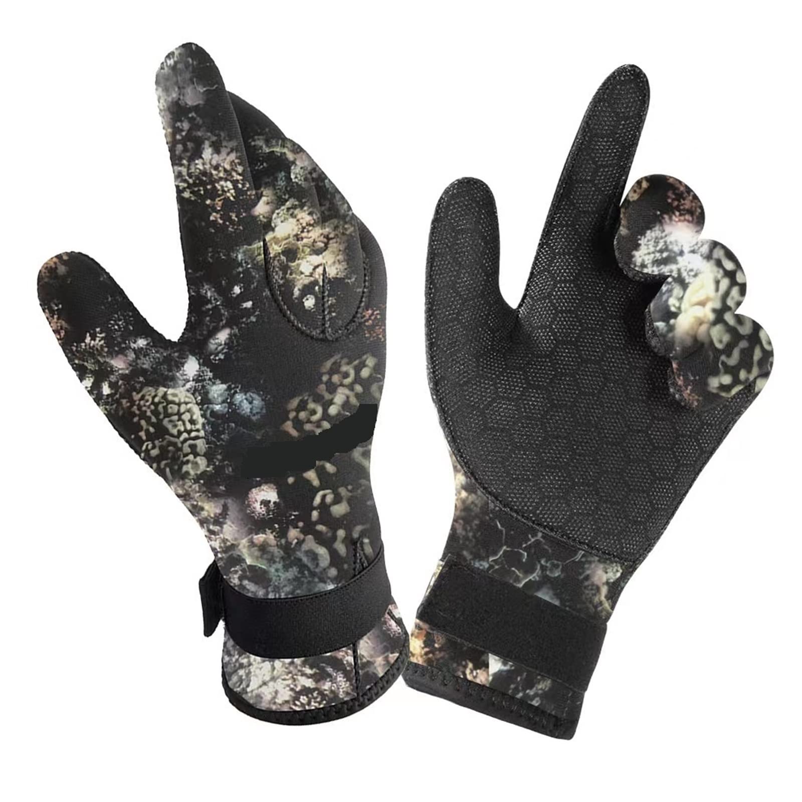 Rękawiczki Pływackie Rękawice do nurkowania Camo 3mm/5mm neoprenowy pasek z klamrą harpun sprzęt podwodny nurkowanie rurką wędkarstwo rękawice sportowe